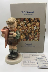 HUMMEL figurine GOEBEL, LITTLE SCHOLAR- #80 STAMPED TMK 2 - 5.5" TALL In Box - Picture 1 of 12