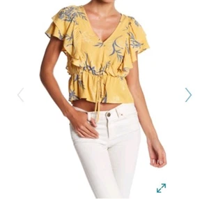 Hiatus Rüschen Lagenlook Crop Top L - Bild 1 von 6