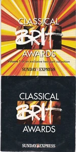 CLASSICAL BRIT AWARDS ( SUNDAY EXPRESS Newspaper 2 CD Set ) - Bild 1 von 3