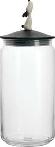 A di Alessi - AMMI21 B - LulàJar, Glass Jar for dog food, Black - Picture 1 of 2