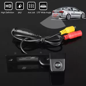170° reversing parking camera for T5 Golf 5 Caddy Superb Passat Touran Black - Picture 1 of 11
