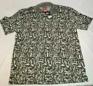 NWT ~ Red Chillies ~ Men's Knit Polo Shirt ~ Black & White ~ Size XL ~Ships Free - Picture 1 of 4
