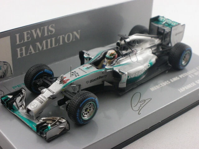 1 43 Minichamps Mercedes AMG F1 W05 Hamilton World Champion 2014