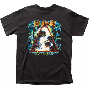 Def Leppard Hysteria T Shirt Mens Licensed Rock N Roll Music Band Tee New Black - Picture 1 of 2