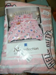 Girl Hello Kitty Duvet Cover Set Twin Size - Picture 1 of 4
