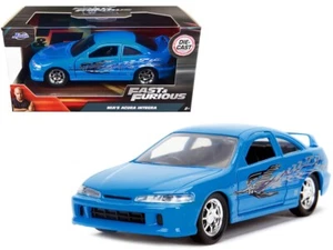 Mia's Acura Integra Light Blue with Graphics "Fast & Furious" Movie 1/32 Diecast - Picture 1 of 3