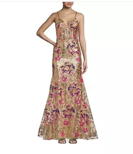 NEW Dear Moon Sequins Corset Mermaid Gown Pink Gold Formal Wedding Prom Size 1 - Picture 1 of 15
