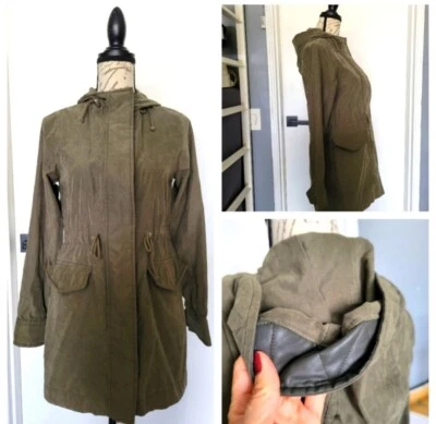 Chaqueta utilitaria Abercrombie & Fitch Army resistente al viento y al agua XS Foto 1 de 4