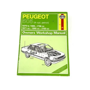 Peugeot 505 Haynes Manual 762. 4 cylinder petrol Owners Workshop Manual - Picture 1 of 8