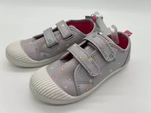Cat & Jack Parker Sneakers Shoes Toddler Adjustable Hook & Loop Gray Flowers NWT - Picture 1 of 6