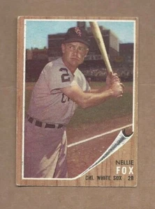 1962 Topps baseball card #73 Nellie Fox, Chicago White Sox EX - Picture 1 of 2