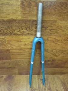 SPECIALIZED CARBON THREADLESS 1 1/8" x 7" 700C ROAD BIKE FORK - TEAL - Picture 1 of 7