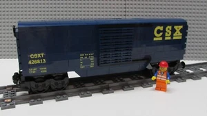 Custom Train CSX Boxcar [updated color] -PLEASE READ ITEM DESCRIPTION- - Picture 1 of 4
