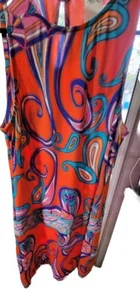 Red Paisley Dress - Picture 1 of 3