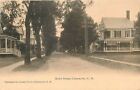 Claremont New Hampshire ~ Bond Street grandes maisons ~ Dirt Road ~ Carte postale Hirondelle 1910