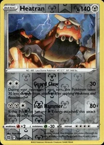 Pokémon Heatran Reverso 100/172 Holo Raro Espada y Escudo Casi Nuevo - Imagen 1 de 1
