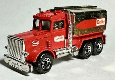 1981 Vintage Matchbox Peterbuilt "Getty" Gas Tanker Truck - Image 1 of 3
