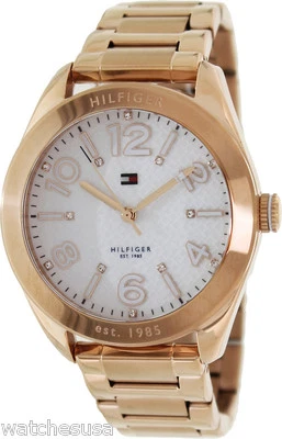 Tommy Hilfiger 1781260 Hayley White Dial Rose Gold Women's Watch - Image 1 of 3