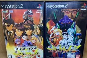 PS2 Neon Genesis Evangelion 2 & Secret 2 game set Japan - Picture 1 of 1