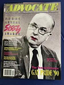The Advocate National Gay News Magazine July 1990 GAY PRIDE 1990 - Picture 1 of 1