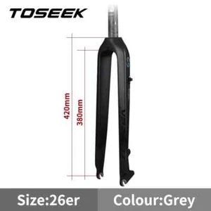 26/27.5/29inch Carbon MTB Bicycle Fork 28.6/31.8mm Straight Tube Hard Front Fork - Picture 1 of 33