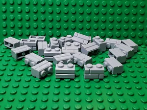 **LOTE DE 25 QUILATES** Lego NUEVO gris azulado claro 1 x 2 con ladrillos de perfil de mampostería - Imagen 1 de 1