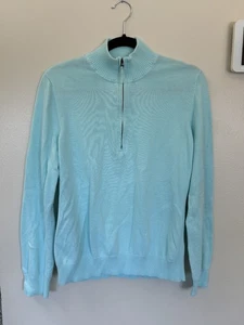 foxcroft women's light turquiose sweater size XL excellent condition - Picture 1 of 3