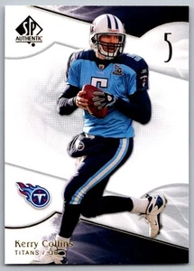 2009 SP Authentic Kerry Collins Tennessee Titans #98 - Picture 1 of 2
