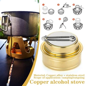 Alcohol Stove Outdoor Survival Camping Cooking Equipment Spirit D6L0UK` L7A6 - Picture 1 of 12