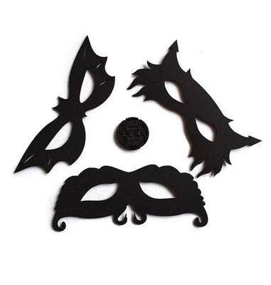 3 piezas Máscaras de Halloween Disfraz Favores de Fiesta para Superhéroe Granja Selva Safari Foto 1 de 4