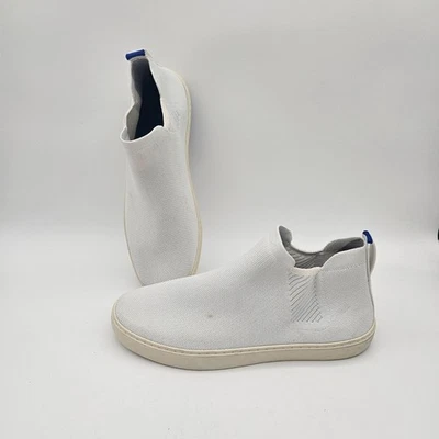 Zapatilla deportiva Rothys Chelsea sin cordones blanca para mujer talla 11 NUEVA leer - Imagen 1 de 4