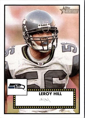 2006 Topps Heritage Leroy Hill #383 Seattle Seahawks Football Card - Image 1 of 2
