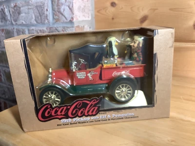 New 1:25 1918 Ford Pickup with Elf & Penguins Coca-Cola # H310 unopened box - Image 1 of 4