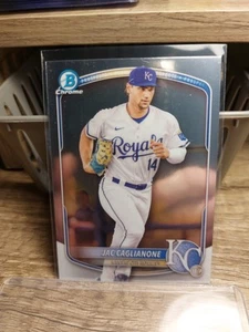 2025 Bowman Jac Caglianone Chrome Prospects #BCP-103 ~ Kansas City Royals - Bild 1 von 2
