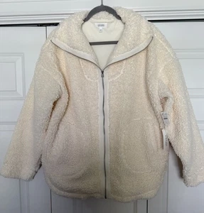 Chaqueta polar con cremallera completa “Haven Well Within” talla L nueva con etiquetas - Imagen 1 de 5
