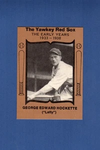 GEORGE E. "LEFTY" HOCKETTE ~ The Yawkey Red Sox Early Years | 1972 Jimmy Fund FC - Picture 1 of 3