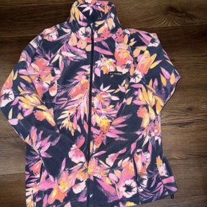 Columbia Benton Springs Blumen Fleece Jacke Mantel Größe Large gebraucht, in einwandfreiem Zustand kostenloser Versand - Bild 1 von 6