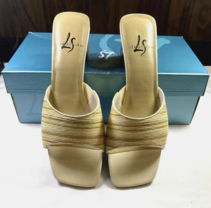 Lifestride Diapositivas para mujer Scandal Bone/Multi Size 7 1/2 Estrecho - Imagen 1 de 4