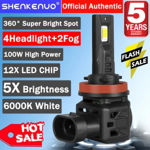 Faro LED haz alto bajo + bombillas antiniebla M7H para Nissan Rogue 2014-2020 6000K - Imagen 1 de 21