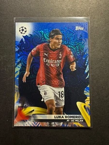 2023-24 Topps Carnaval UEFA /99 Luka Romero #70 Blue Samba Refractor - Bild 1 von 2
