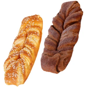2Pcs Home Party Fake Bread Prop Chic Bread Photo Prop Display Bread - Zdjęcie 1 z 12