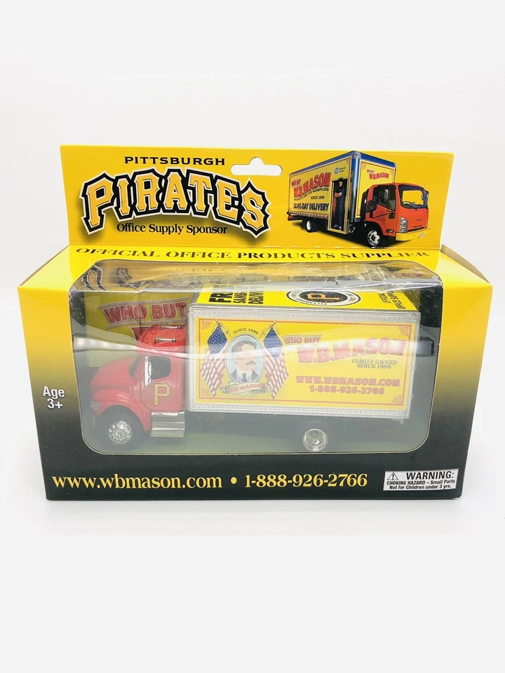 Pittsburgh Pirates WB Mason Truck SGA MINI TRUCK REPLICA 2ND VERSION NEW IN BOX - Image 1 of 4