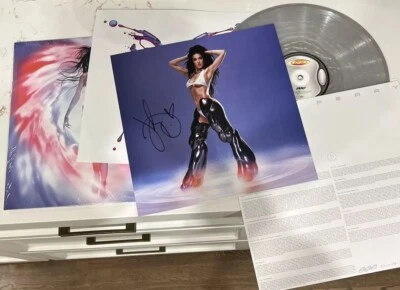 Katy Perry Signed 143 insert silver vinyl autograph LP Album New JSA COA - Image 1 of 4