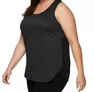Camiseta sin mangas RBX Active para mujer talla grande atlética teñido espacial malla trasera estilo Cr3141X - Imagen 1 de 9