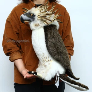 Juguete de peluche HANSA águila filipina simulada águila juguete hecho a mano - Imagen 1 de 6