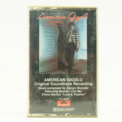 American Gigolo Soundtrack Cassette Tape 1980 Blondie Giorgio Moroder - Image 1 of 4