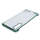 Electroplated Hard Pc Phone Case For Reno3 Half Border Transparent Mobl Aus