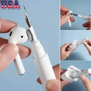 Cleaning Kits for Airpods Multi-Use Cleaner Pen Brush for Bluetooth Earphones - Picture 1 of 13
