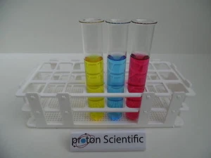 Glass Test Tubes Kimble x 3 Large 24mm x 150mm With Rims ( Pack of Three ) - Picture 1 of 1