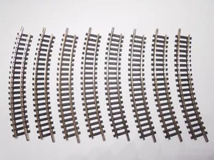 MINITRIX 14912 / 4912 geb. Gleis R1 30° 8 Stück (0245) - Bild 1 von 1